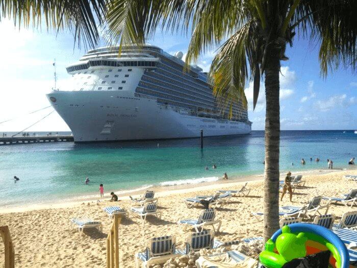 Royal Princess In Grand Turk Caribbean cruise deals with a military and Veteran discount