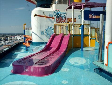 Splashzone on the Carnival Pride