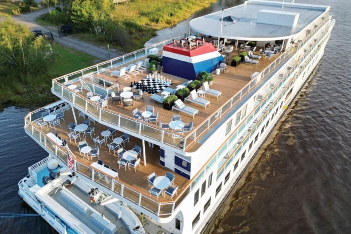 American Cruise Lines Coastal Cat Ship Sun Deck
