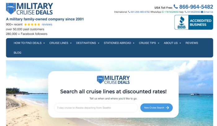 SmartCruiseSearchMilitaryCruiseDealsHomepage