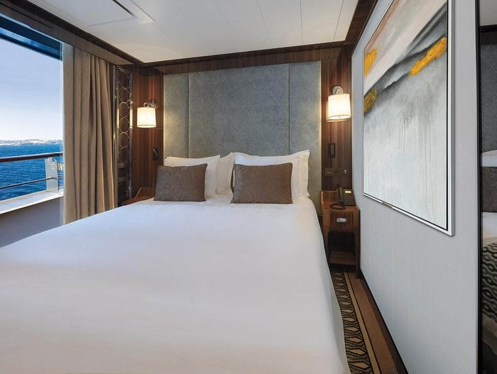 Deluxe Veranda Suite aboard Atlas Ocean Voyages World Navigator
