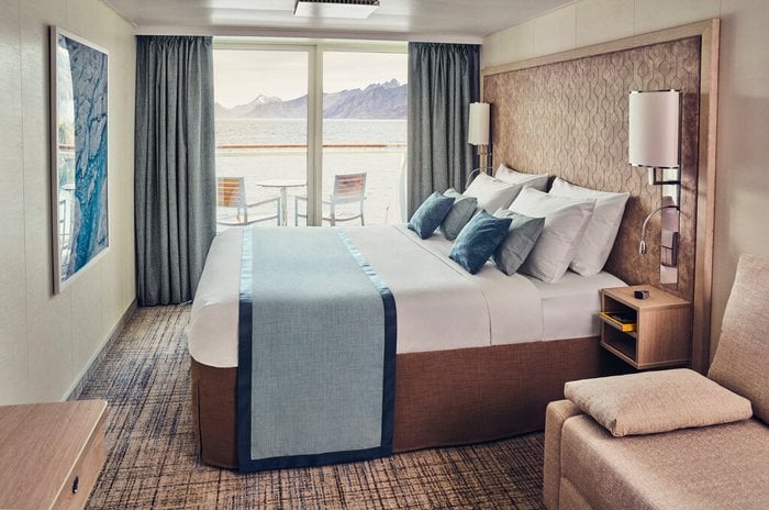 Cabin aboard the National Geographic Endurance expedition ship